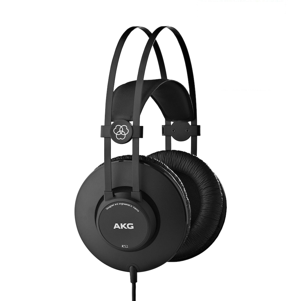 image 1 of AKG K52 High Performance Lightweight Closed-Back Headphones Black