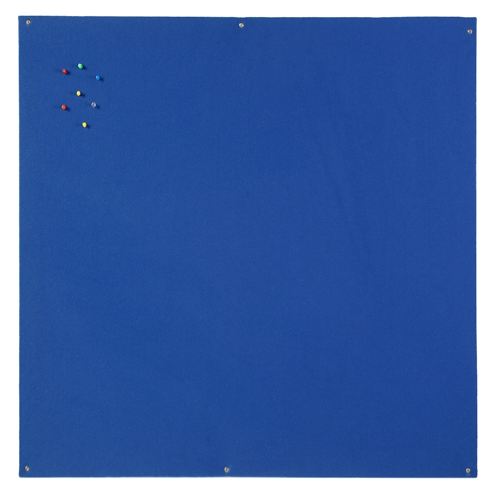 Bi-Office Blue Felt Noticeboard Unframed 900x600mm - FB0743397