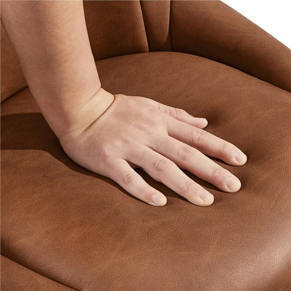 image 1 of Yaheetech  Set of 2 Faux Leather Swivel Bar Stools