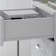 image 7 of FWStyle Tunis 5 Drawer Tallboy Slim Chest Of Drawers - Matt White