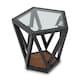 image 3 of Interiors by Premier Pentagon Side Table Black