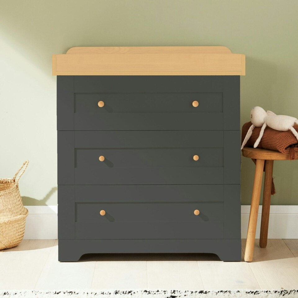 image 1 of Tutti Bambini Rio Chest Changer - Slate/Oak