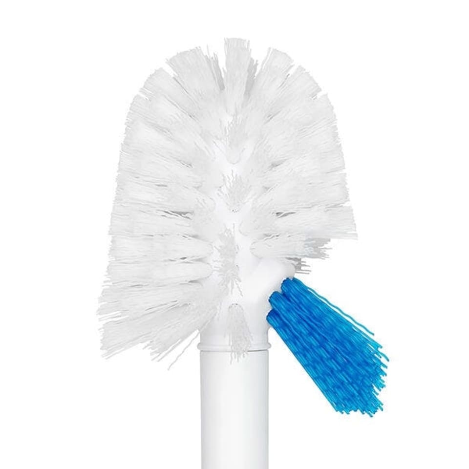 image 1 of OXO Good Grips Toilet Brush With Rim Cleaner Replacement Head