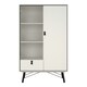 image 2 of Ry China Cabinet 1 Door 1 Glass Door 1 Drawer in Matt White