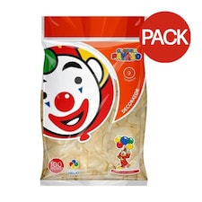 Globos Payaso Latex Transparent Balloon (Pack of 100) - Clear - One Size