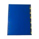 image 5 of A4 31 Part Polypropylene Dividers with Reinforced Index Cover