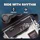 image 8 of AIYAPLAY Kids Electric Ride On Car, 12V Battery Powered Ride On ATV with MP3 Player, Horn, 2 Speeds, LED Lights, 3 Wheeler Electric Vehicle Toy Car for Boys & Girls Ages 3-8 | Black