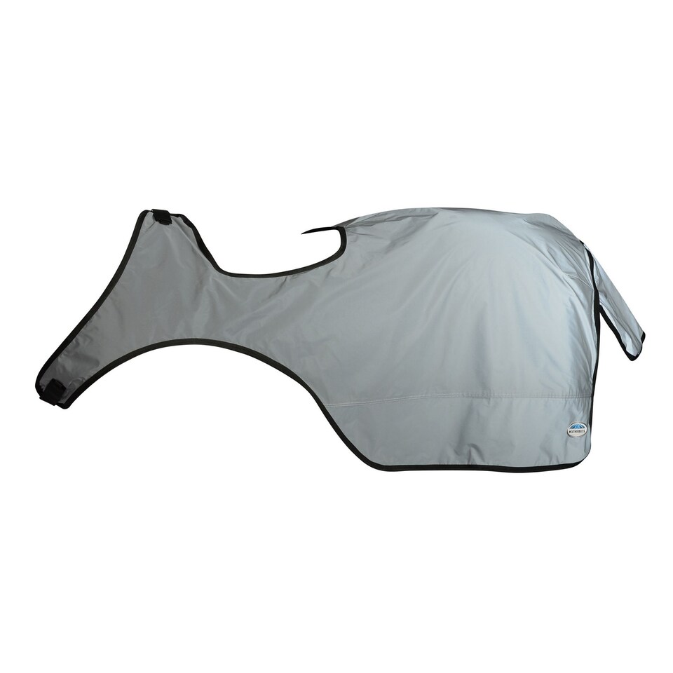 image 1 of Weatherbeeta Reflective Wrap Around Horse Exercise Sheet | Silver | Silver/Black | S | 1