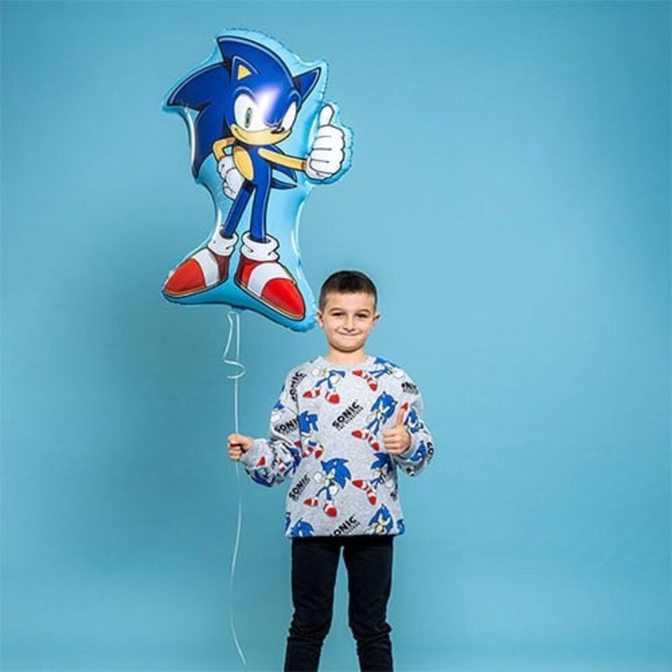 image 1 of Sonic The Hedgehog Giant Foil Helium Balloon 77cm / 30 in