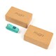image 1 of Myga Pair of Cork Blocks  Strap - Turquoise