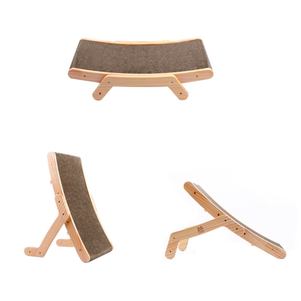 image 1 of Living and Home Versatile Reusable Cat Scratcher Bed | Brown | M