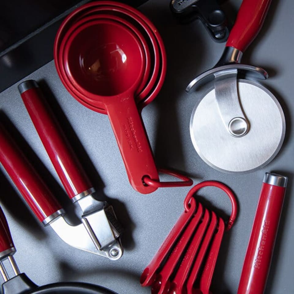 image 1 of KitchenAid 4-Piece Measuring Cup Set Empire Red