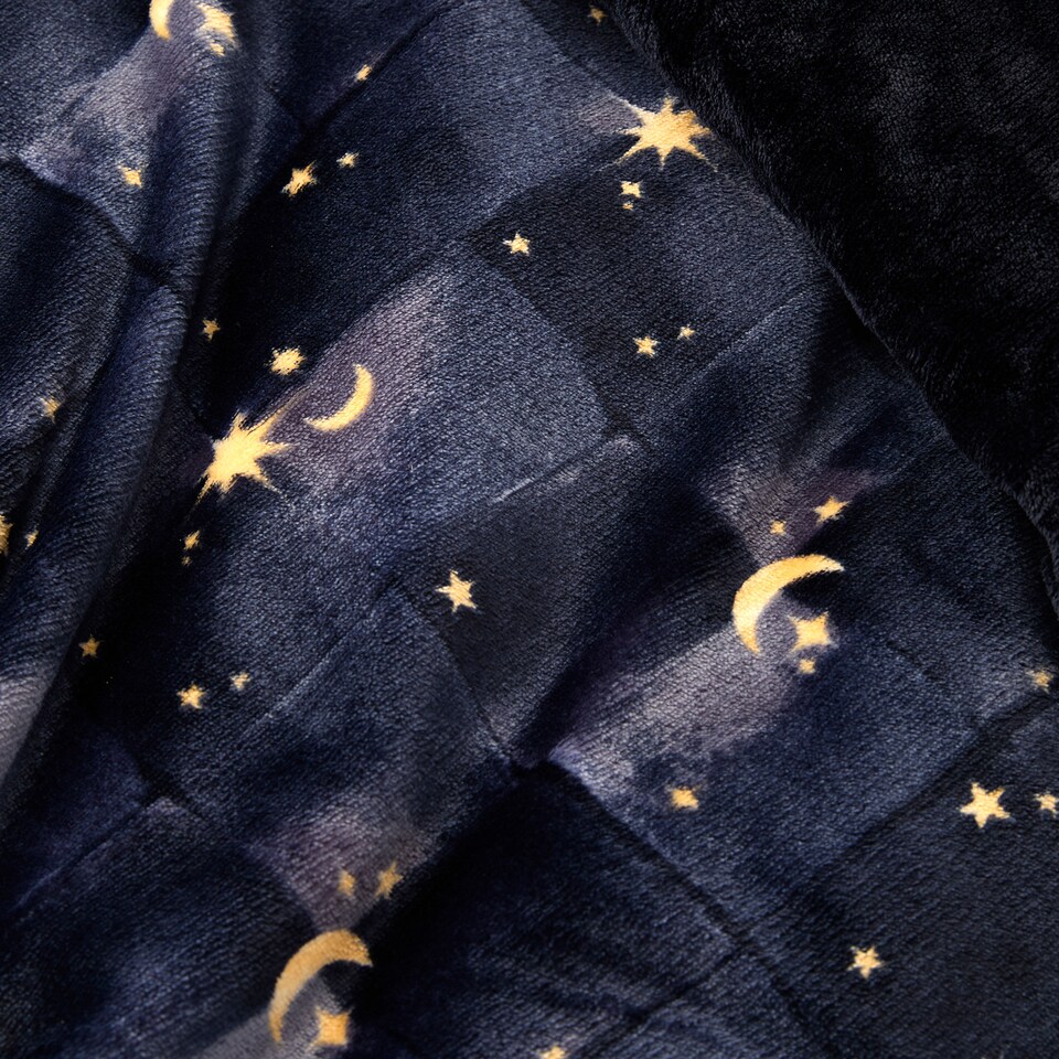 image 1 of Fusion Cosmic Star Duvet Cover Set Navy