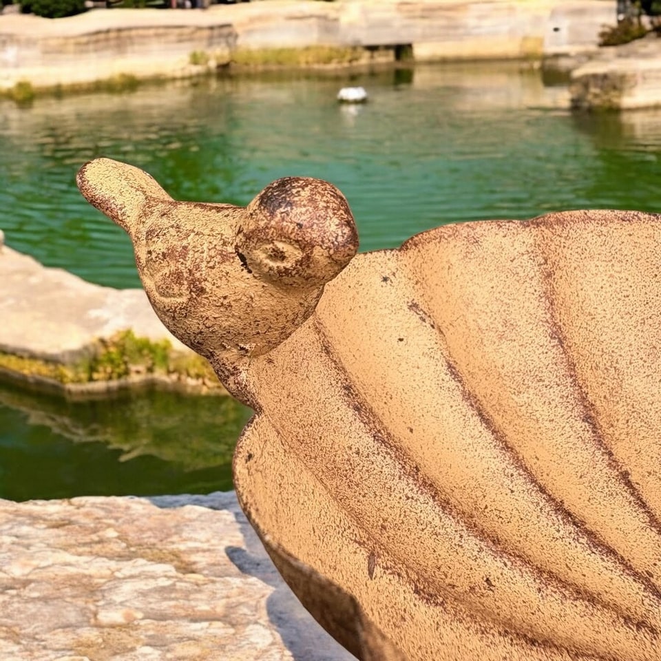 image 1 of Bird Feeder Garden Stake - L18 x W13 x H66 cm