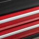 image 8 of DURHAND Lockable 2 Drawer Tool Chest with Ball Bearing Slide Drawers Black Black | Red