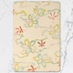 image 2 of Set of 12 Placemats and Coasters with Designer Artwork and Wood Bottom