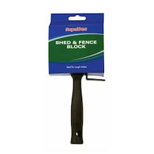 SupaDec Shed And Fence Brush - Green - 100mm