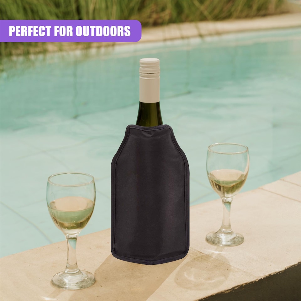 image 1 of GEEZY Wine Bottle Insulated Cooler Sleeve