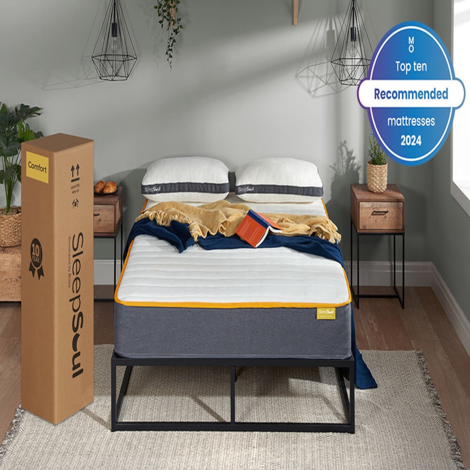 image 1 of SleepSoul Comfort 800 Pocket Mattress Single | White | 1