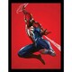 image 1 of Spider-Man (Red Background) Framed 30x40cm Print