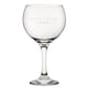 image 1 of Personalised Rabbit Papa Engraved Gin Balloon Cocktail Glass for Mum