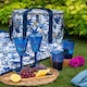 image 2 of Sara Miller by Navigate Set of 4 Decorated Wine Glasses