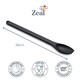 image 2 of Zeal Silicone Jar & Mayo Spoon, Long Handle Jar Spoon, Dark Grey