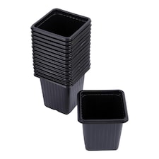 Green Blade Seed Pots - Black - Pack of 15 Black