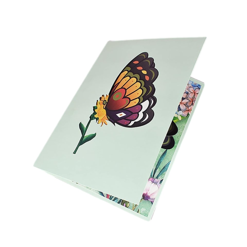 image 1 of Majestic Butterfly 3D Pop Up Greeting Card - Mother's Day Birthday