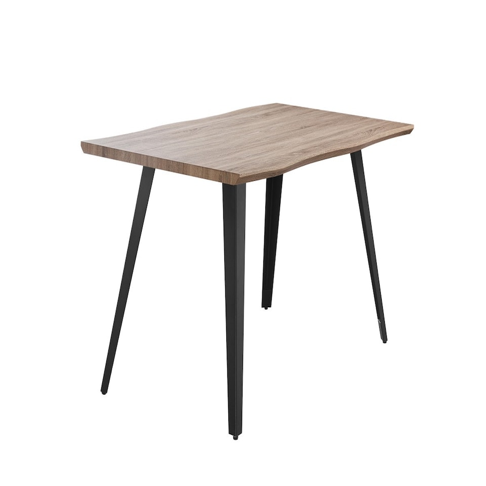 image 1 of Rocco LUX Dining Table Single, Light Walnut Brown | Oak