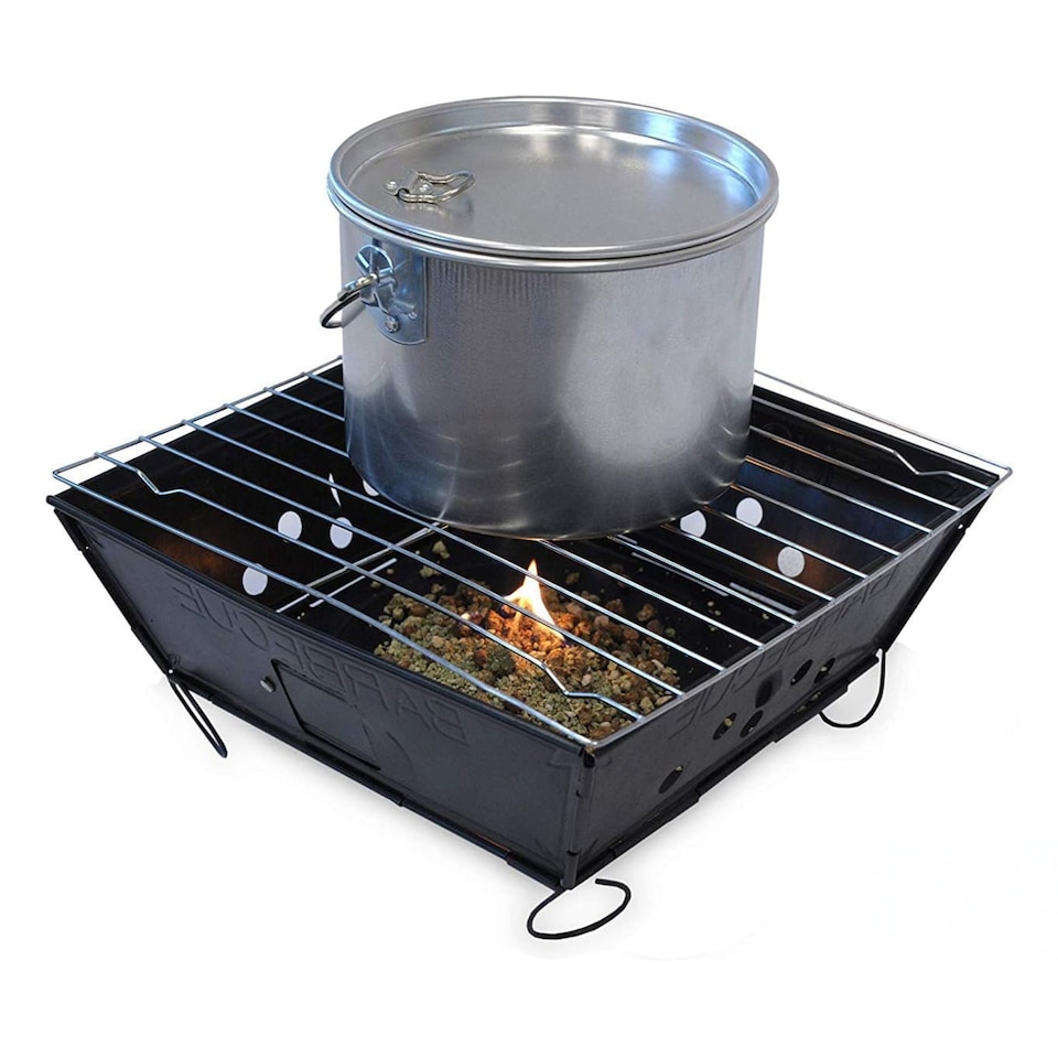 image 1 of Portable BBQ with Cherrywood Wood Chips