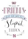 image 1 of Good Friends Stupid Things Greeting Card Inspired Cards Blank Inside