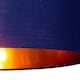 image 7 of Set of 2 Navy Blue 25cm Light Shade with Gold Inner | Blue | Gold | Medium | 2