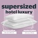 image 4 of Silentnight Luxury Hotel Collection King Pillow Pair Soft Cover Big Bed Pillows