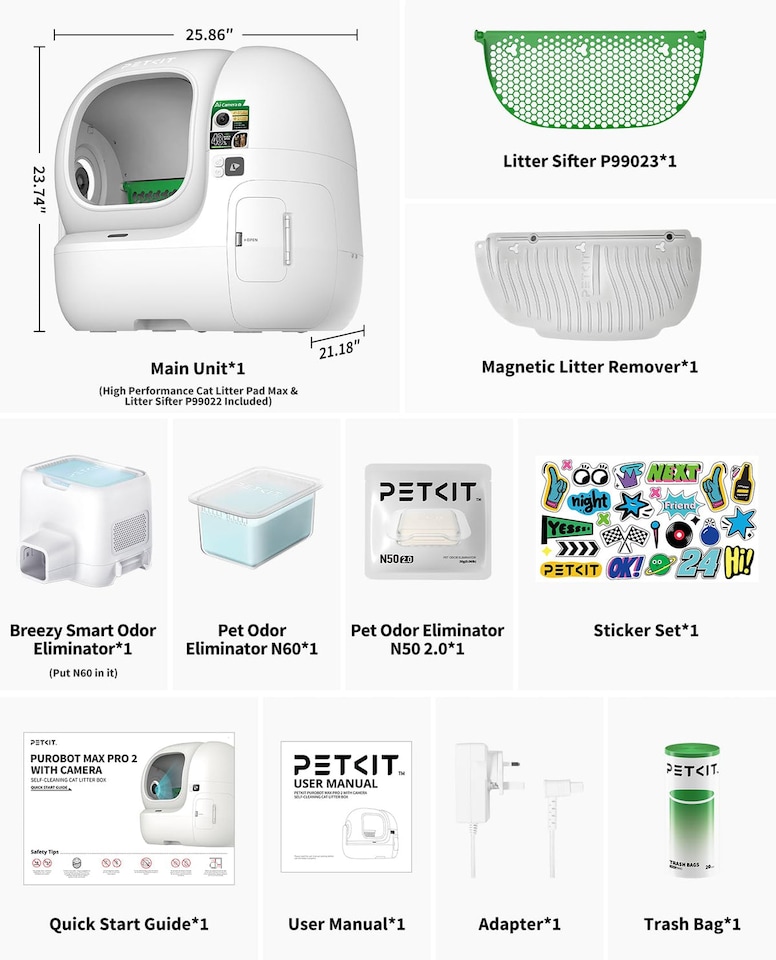 image 1 of Petkit Purobot Max Pro 2