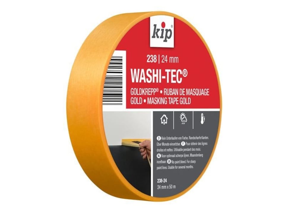 image 1 of KIP - 238 Premium WASHI-TEC Masking Tape 24mm x 50m