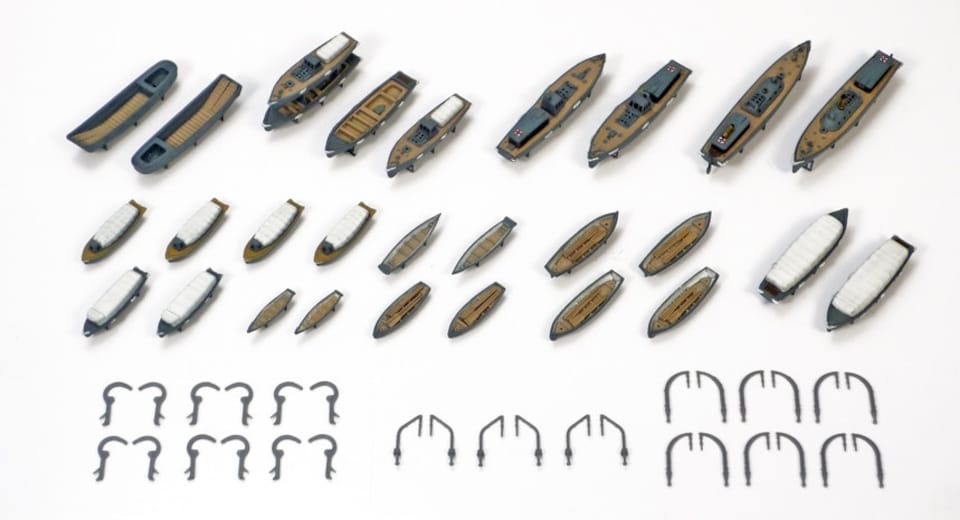Tamiya Japanese Navy WWII Utility Boat Set (1:350 Scale)