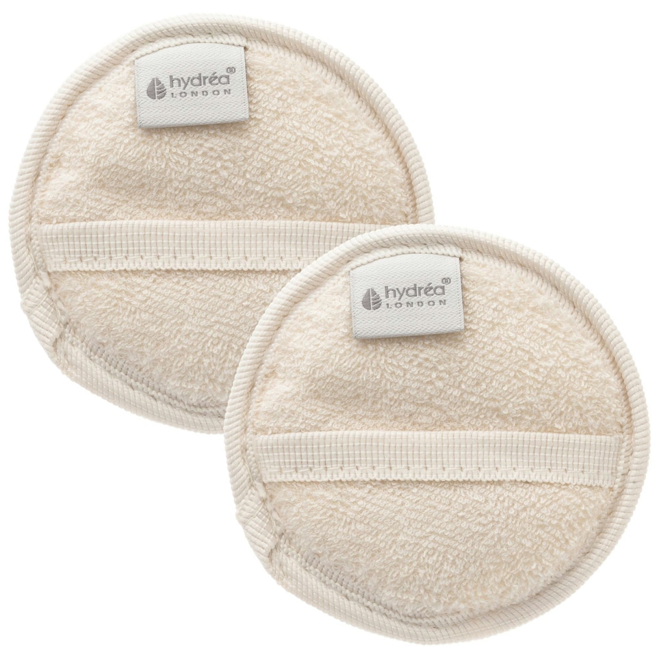 image 1 of Hydréa London Organic Egyptian Loofah Facial Pad - Dual Sided - 2 Pack
