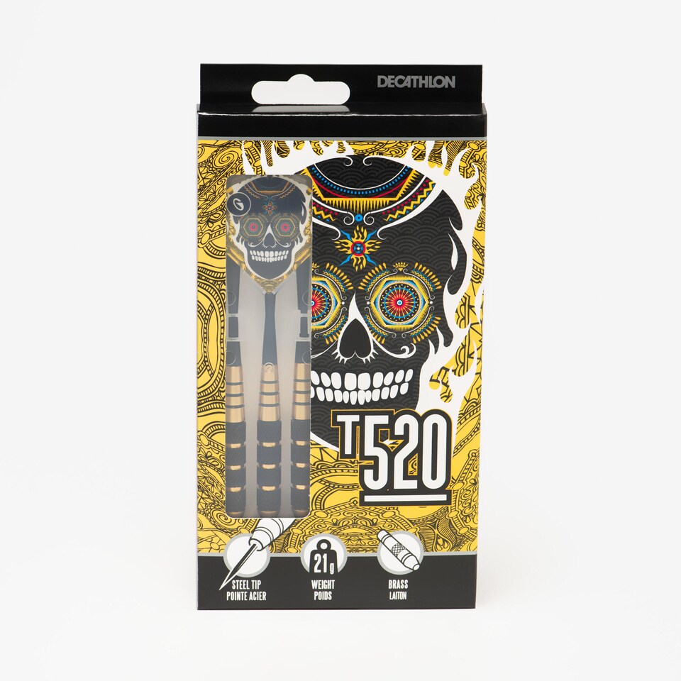 image 1 of Decathlon T520 Steel-Tipped Darts Tri-Pack