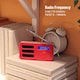 image 2 of Portable DAB/DAB+/FM Radio Dual Alarm Clock with Built-In Rechargeable Battery - RDS, DRC, Prune & AUX Output - August MB225R