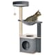 image 1 of PawHut 95cm Cat Tree Tower for Indoor Cats with Scratching Post Condo, Grey