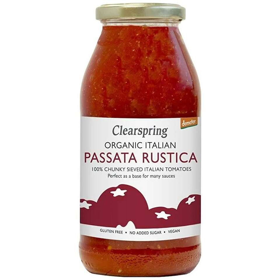 Organic Demeter Italian Passata Rustica 510g (Clearspring)