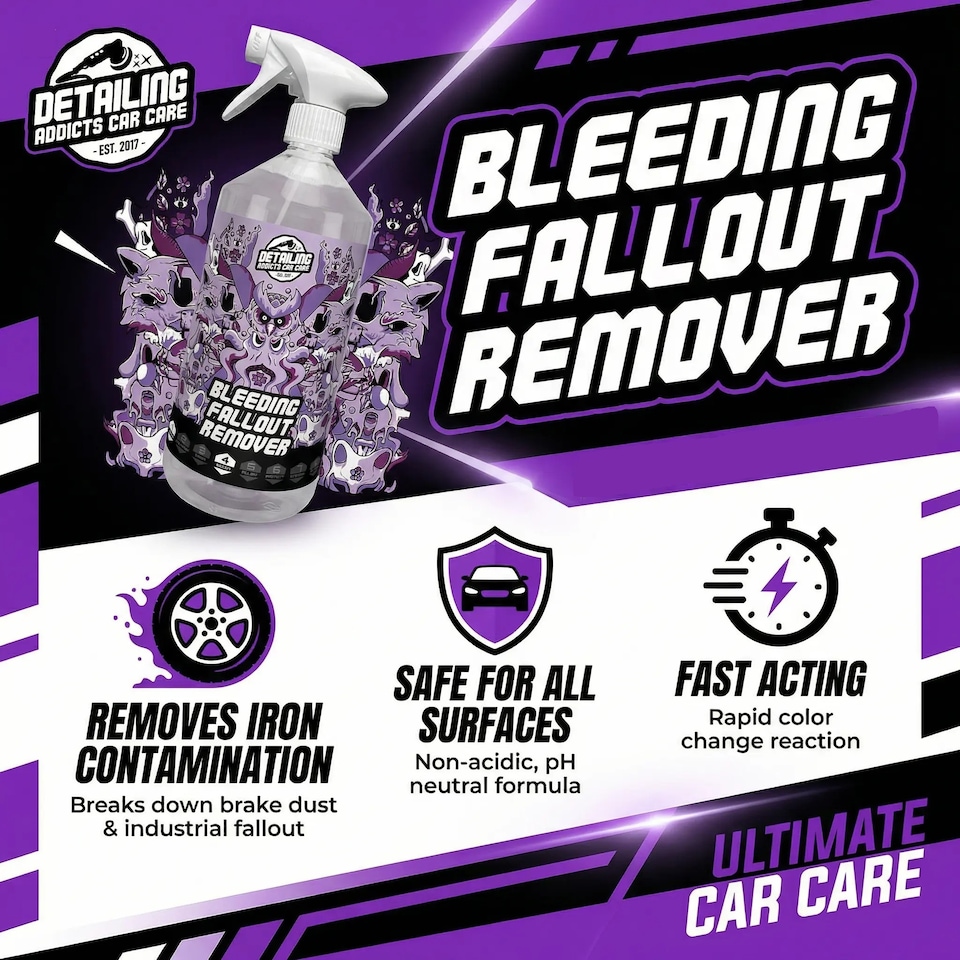 image 1 of Detailing Addicts Bleeding Fallout Remover 1L