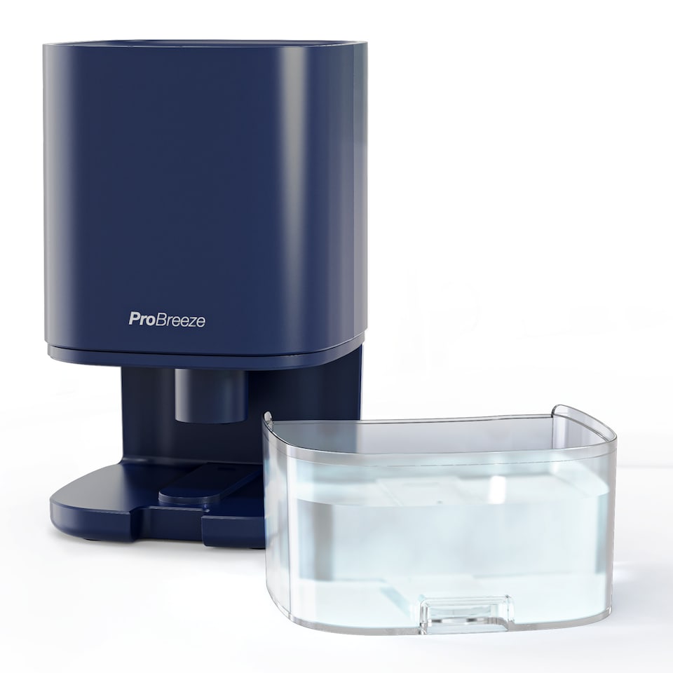 image 1 of Pro Breeze 1000ml Dehumidifier with 4-hour Timer and LED Light - Blue