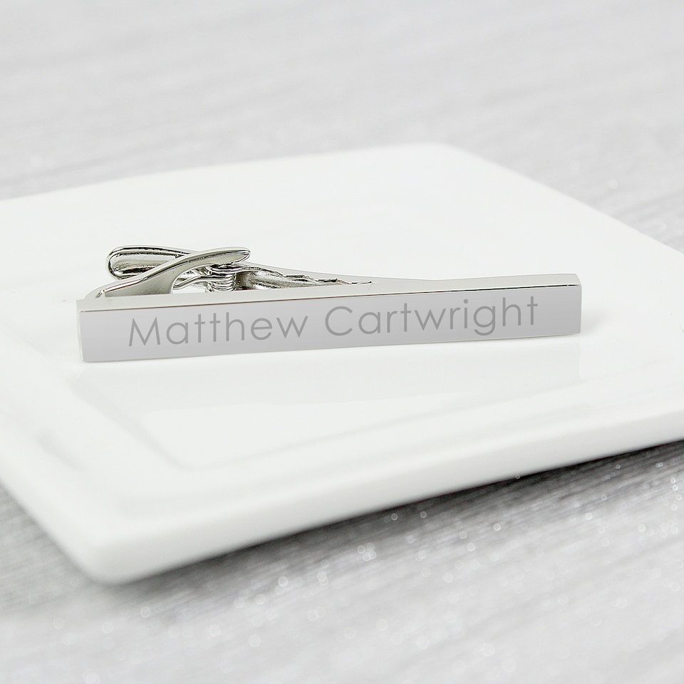 image 1 of Personalised Tie Clip