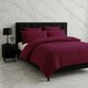image 1 of Teddy Bear Fleece Soft Cosy Duvet Cover + Pillow Case Set Purple | Plum | Single