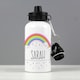 image 2 of Personalised Rainbow Drinks Bottle White | One Size