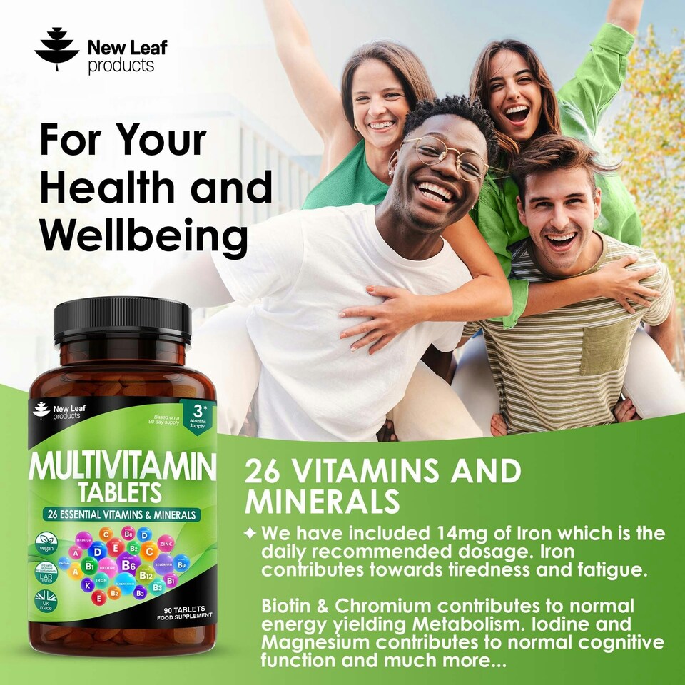 image 1 of Multivitamin Supplements  - 23 High Strength Vegan Vitamins