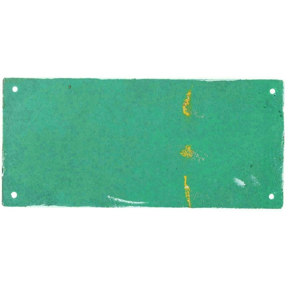 image 1 of Psychiatric Ward Enter With Caution Sign Plaque Cast Iron Door Mental Hospital