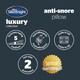 image 8 of Silentnight Luxury Anti Snore Pillow, Medium Soft Support, Hypoallergenic, Made In The UK